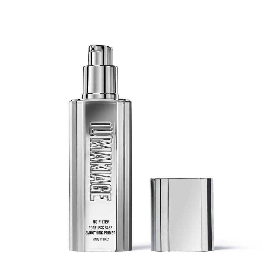 Scinex IL MAKIAGE primer front tube showing compact clear packaging and travel size convenience