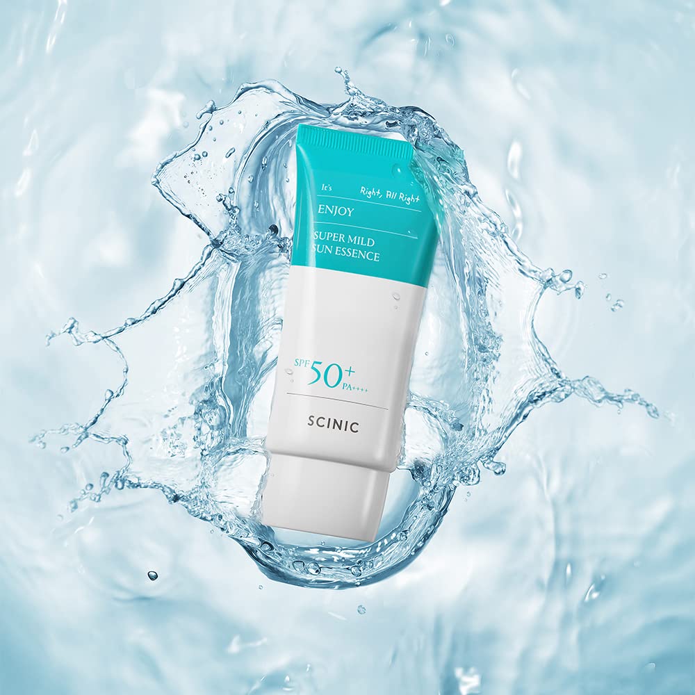 SCINIC used at the beach for sun protection with comfortable finish