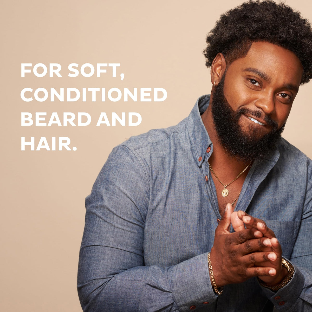 Scotch Porter hair in use showing defined waves and lightweight hydration