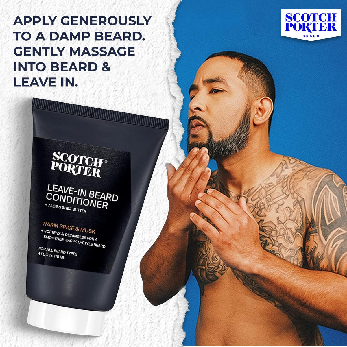 Scotch Porter ingredient focus with biotin and Abyssinian oil for strength