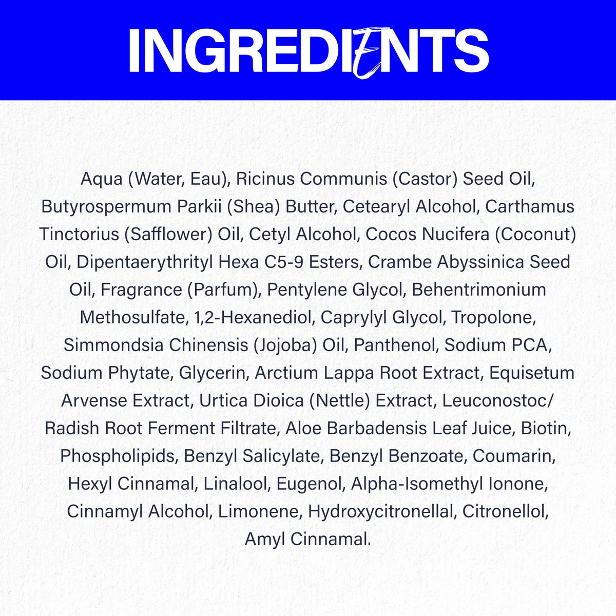 Scotch Porter ingredient label detail listing vegan, sulfate-free benefits
