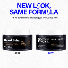 Scotch Porter open tin showing smooth balm texture for easy application and hydration