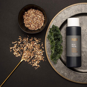 Scotch Porter shampoo paired with balm showing complete styling regimen benefit