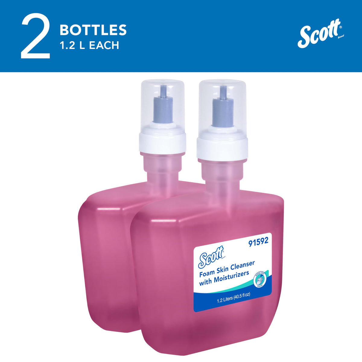 Scott Professional label closeup showing scent and compatibility details for quick identification
