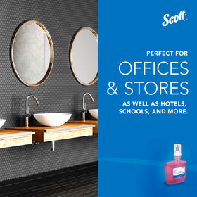 Scott Professional restroom scene with dispenser giving a clean, welcoming washroom image