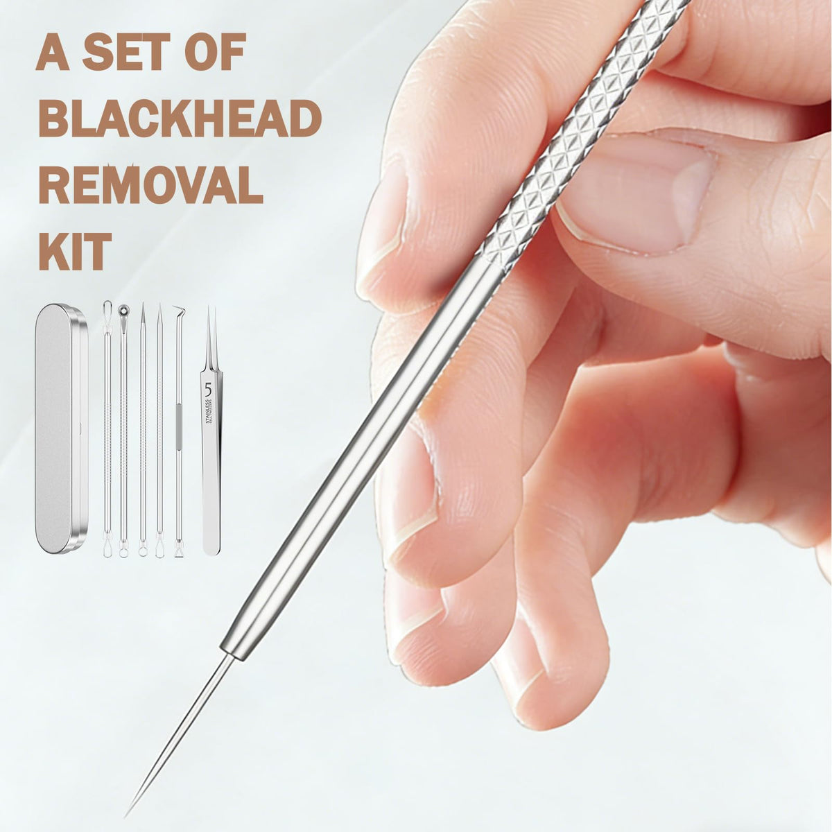 Screwizard textured-handle detail showing diamond grip for secure control and safety
