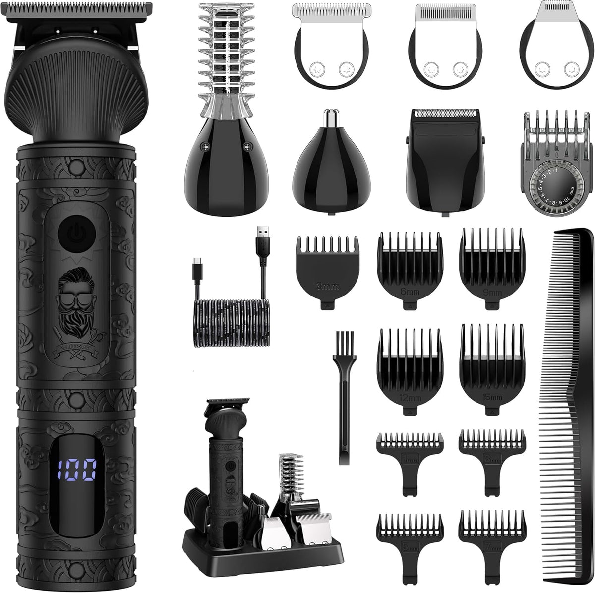 Scttomon front packaging showing kit contents and compact case for convenient storage