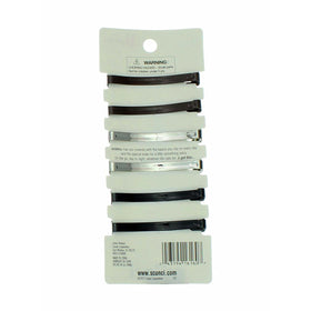Scunci barrettes holding half-up hairstyle showcasing tidy hold and quick styling benefit