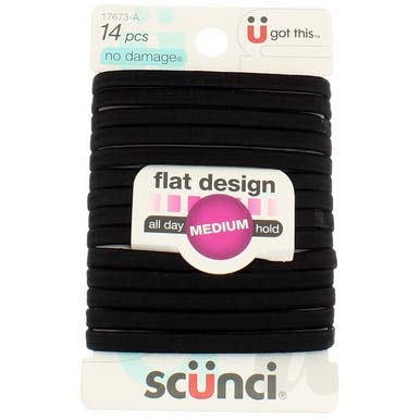 Scunci hair ties stored in a gym bag demonstrating convenient bulk supply for on-the-go use