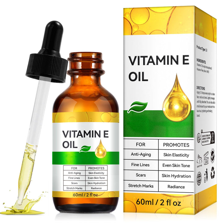 SDJUFEI bottle front label showing clean vitamin e oil packaging and brand quality