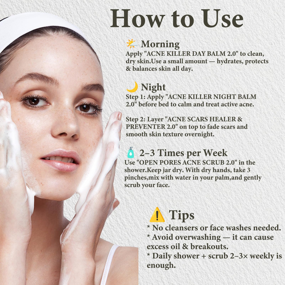 SDXJIOGE balm on hand demonstrating rub-in absorption and non-greasy finish benefit