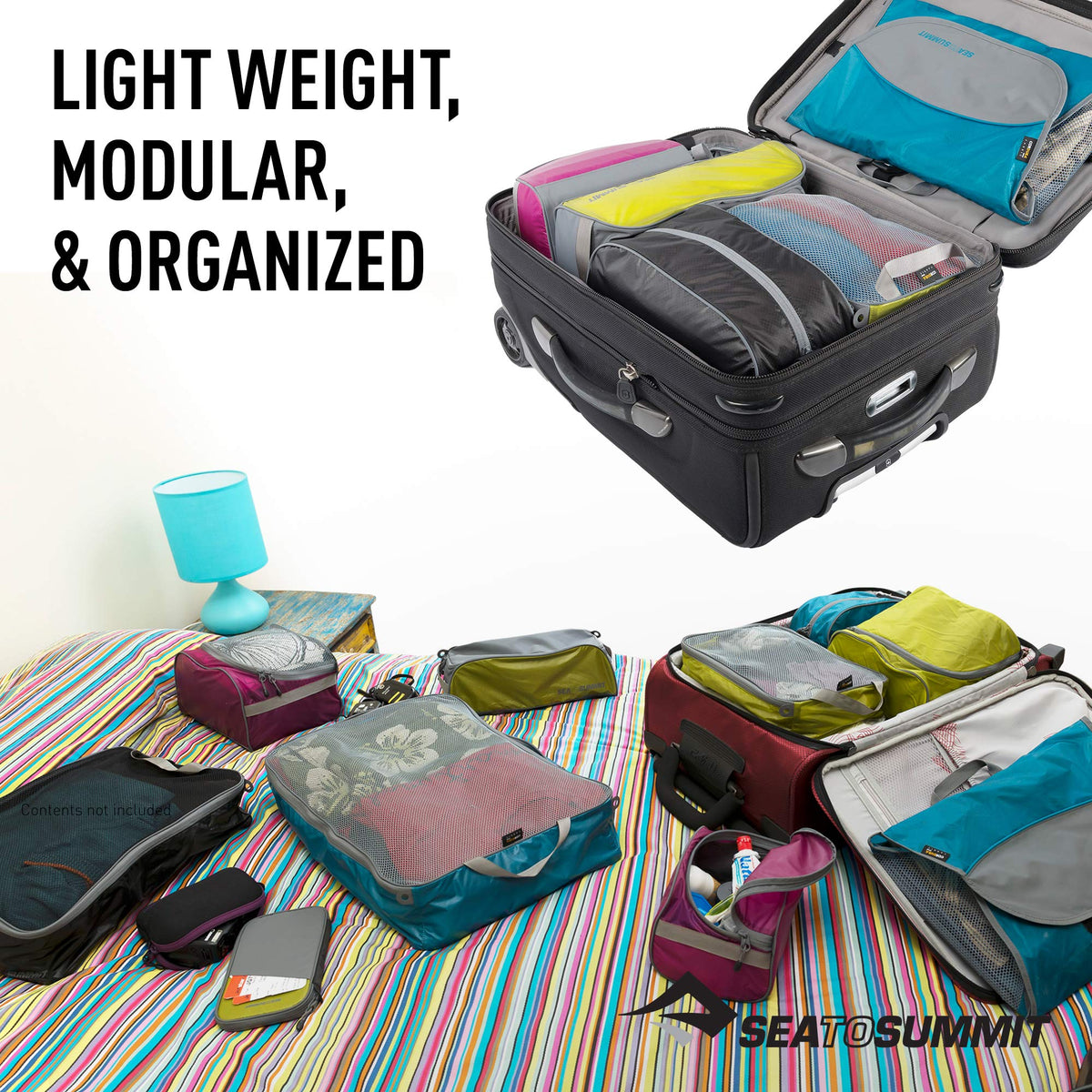Sea to Summit pouch held in hand showing compact scale and space-saving benefit