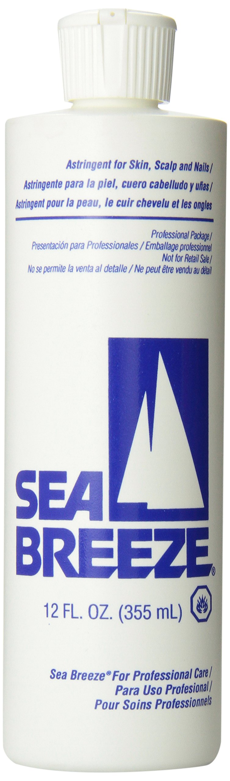 Seabreeze front packaging showing label and 12 fl oz capacity for easy identification and professional use