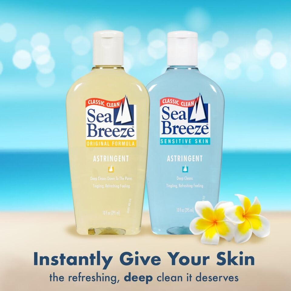 Seabreeze bottle in hand for size comparison and travel-friendly benefit