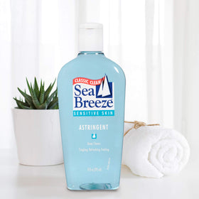 Seabreeze size comparison next to common items to show 10 fl oz scale