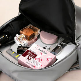 SEACICO lifestyle spa scene with patch use showcasing relaxing, rejuvenating benefit