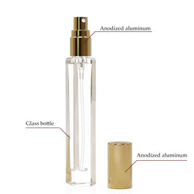 seafulee 10ml bottle held in hand showing true pocketable size