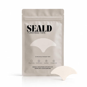 SEALD forehead tape front packaging showing 30 patches and benefits