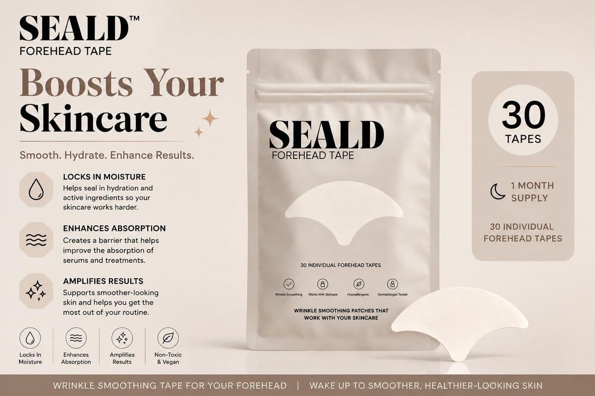 SEALD forehead tape single patch close-up showing thin breathable material