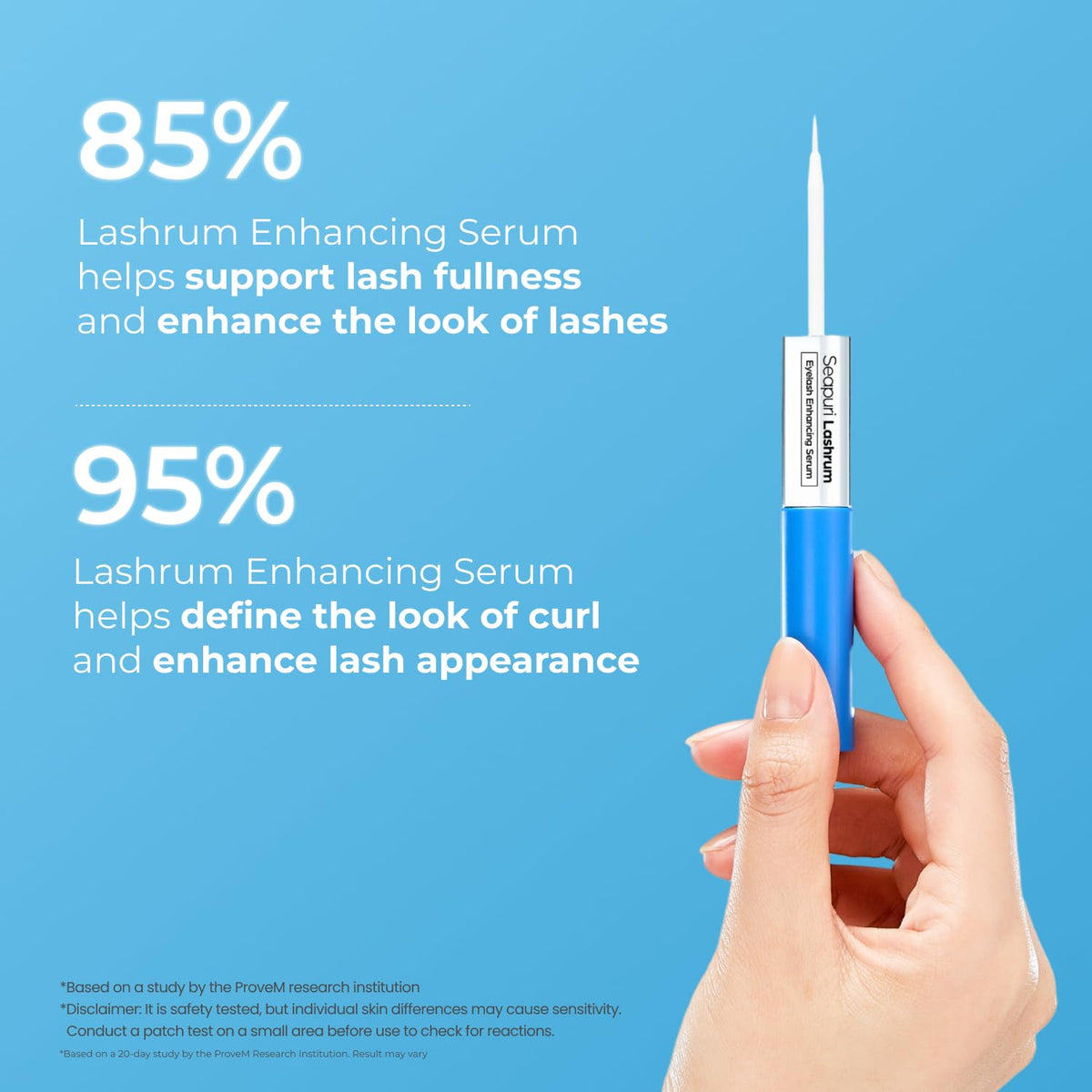 Seapuri Lashrum applying to lashline for targeted daily care
