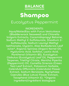 Seaweed Bath Co. shampoo staged in bathroom for everyday lifestyle appeal
