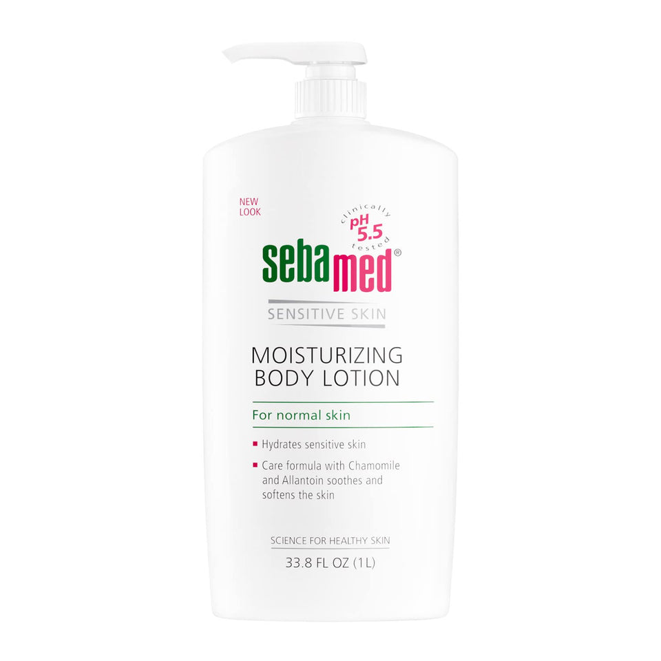 SEBAMED front bottle view showing label and size, clear product identity and reassurance