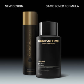 Sebastian brand shampoo dispensed from pump demonstrating easy use benefit
