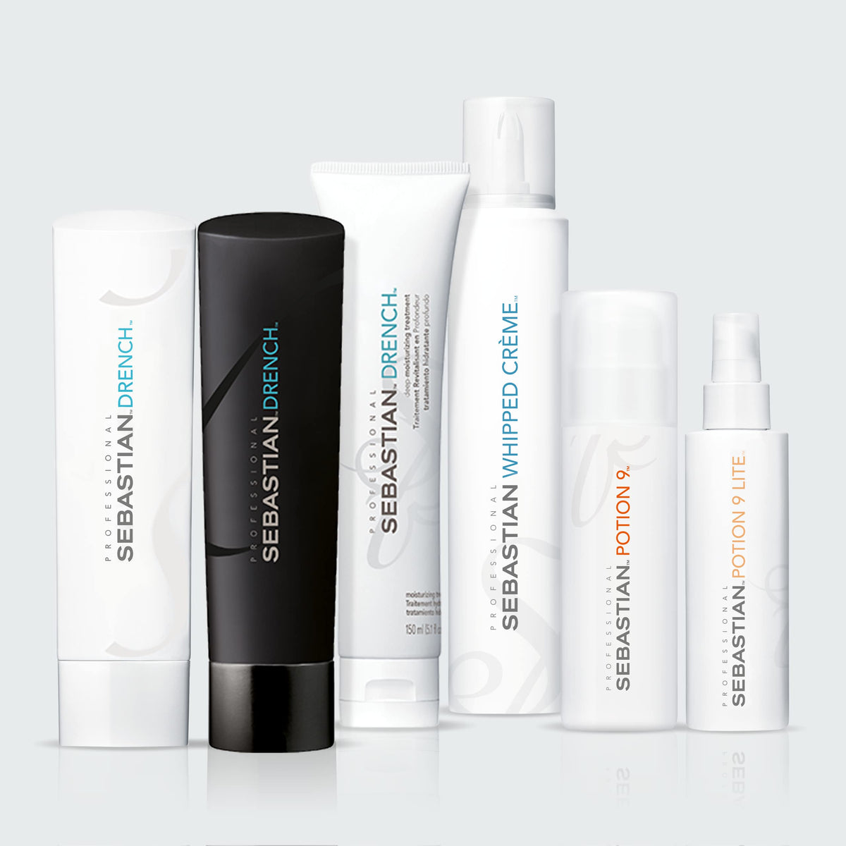 Sebastian size comparison 8.4 fl oz showing travel-friendly benefit