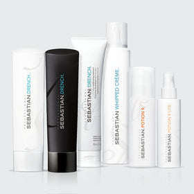 Sebastian size comparison 8.4 fl oz showing travel-friendly benefit
