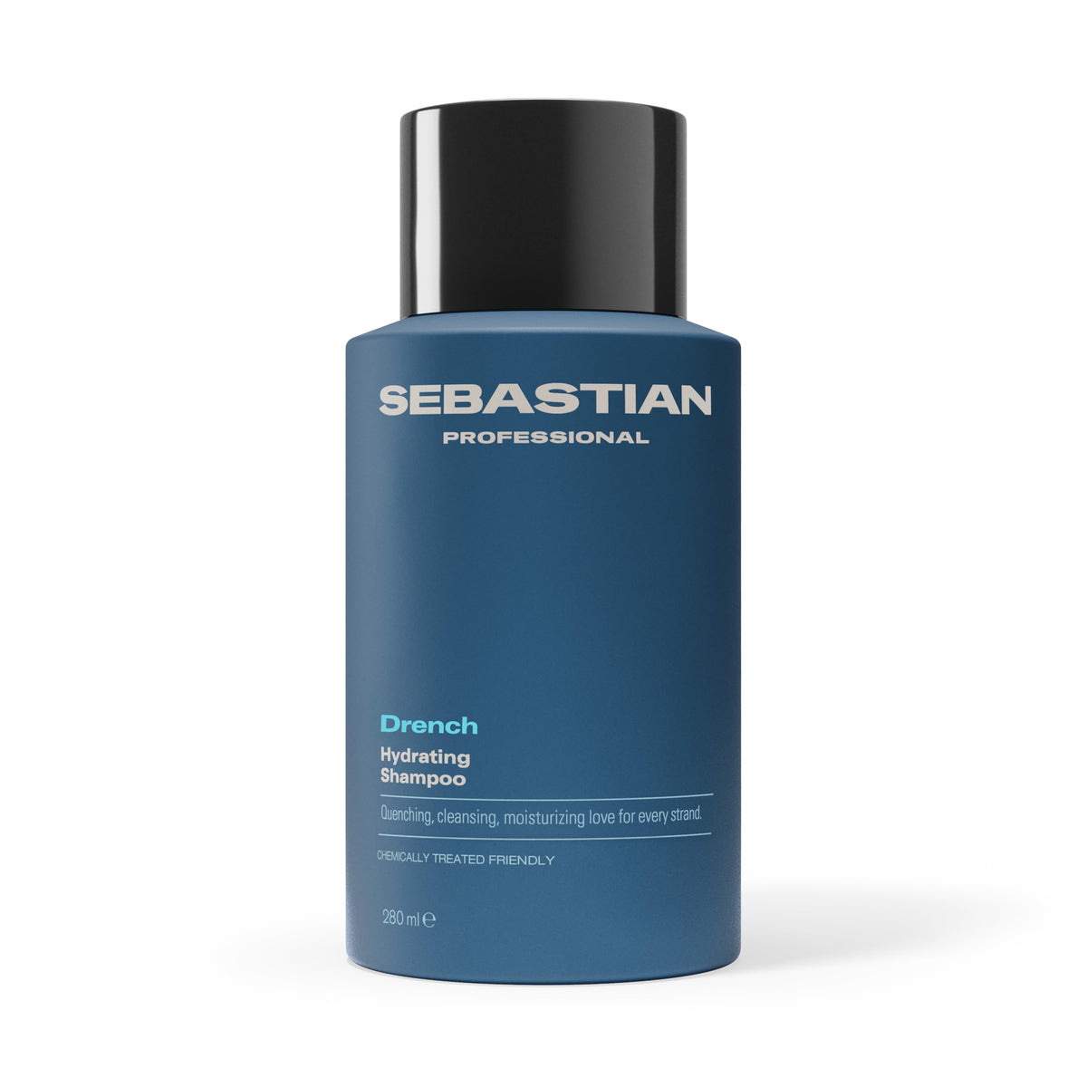 Sebastian front packaging showing 9.4 oz bottle and brand clarity benefit