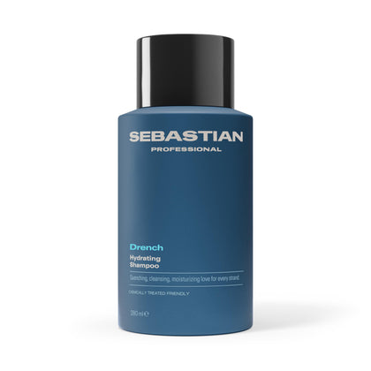 Sebastian front packaging showing 9.4 oz bottle and brand clarity benefit