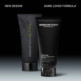 Sebastian gel texture close-up highlighting shimmering finish and smooth glide