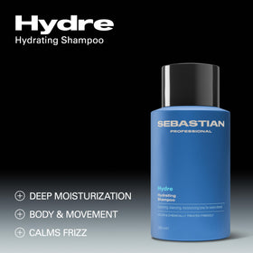 Sebastian lather in hand demonstrating rich foam and easy cleansing benefit