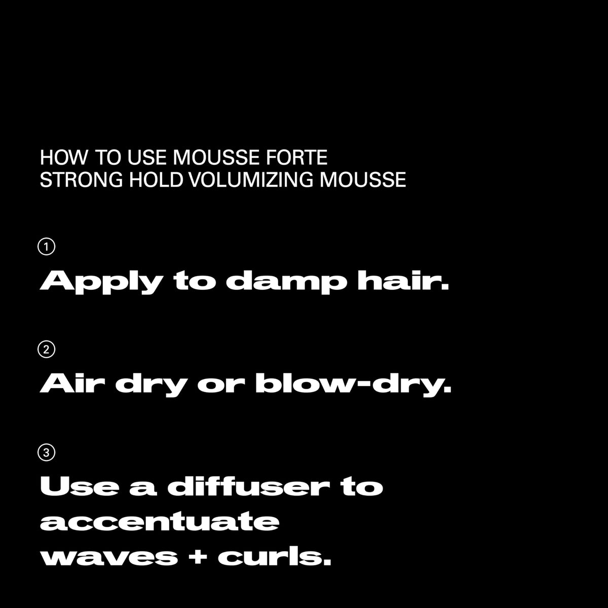 Before and after volume comparison using Sebastian mousse forte for lift
