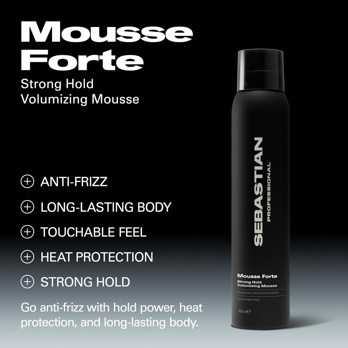 Sebastian mousse forte close-up of foam texture illustrating smooth spread
