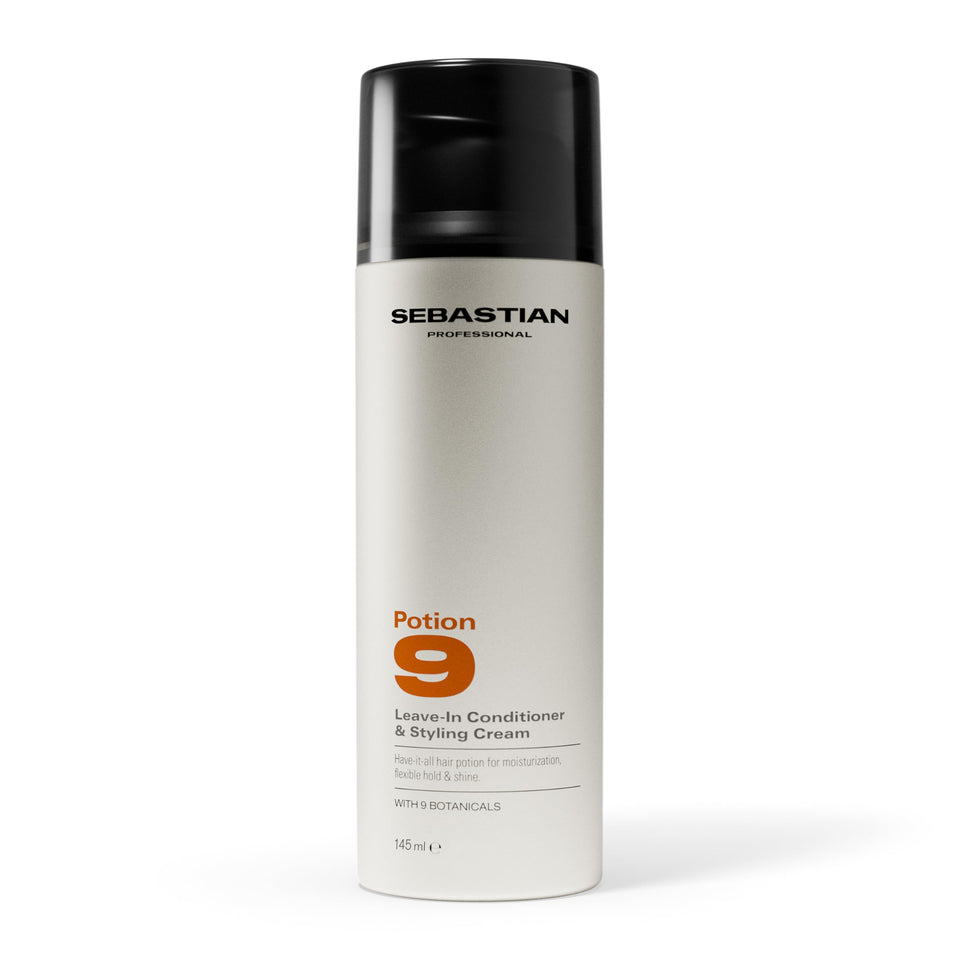 Sebastian Potion 9 front packaging showing product identity and ease
