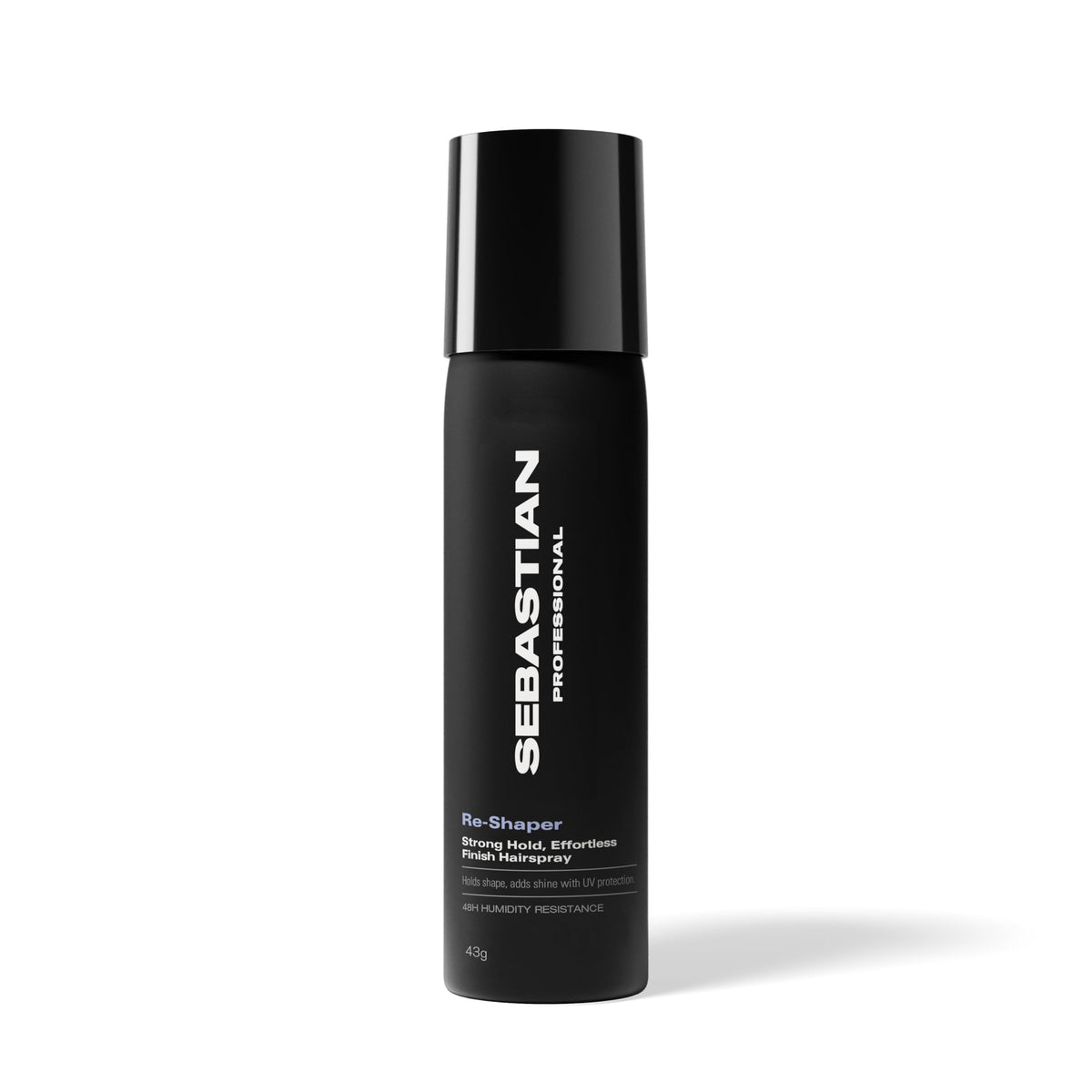 Sebastian Re-Shaper front packaging showing product and hold benefits