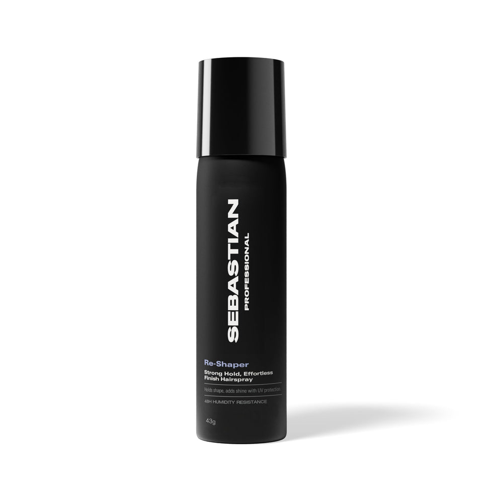 Sebastian Re-Shaper front packaging showing product and hold benefits