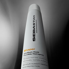 Sebastian Shaper back label showing ingredients and usage guidance