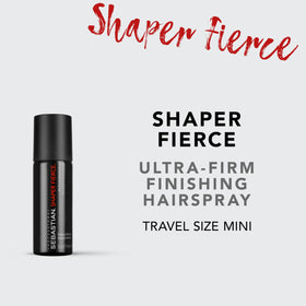 Sebastian Shaper Fierce mini spray close-up demonstrating even mist and control