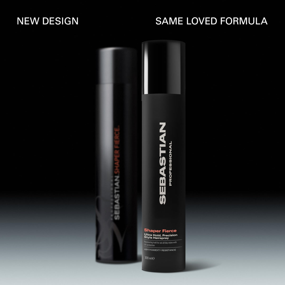 Sebastian Shaper Fierce label close-up highlighting directions and benefits