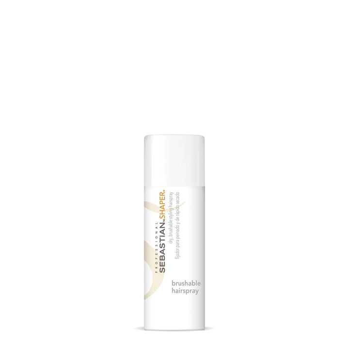 Sebastian Shaper mini front packaging showing compact hairspray convenience
