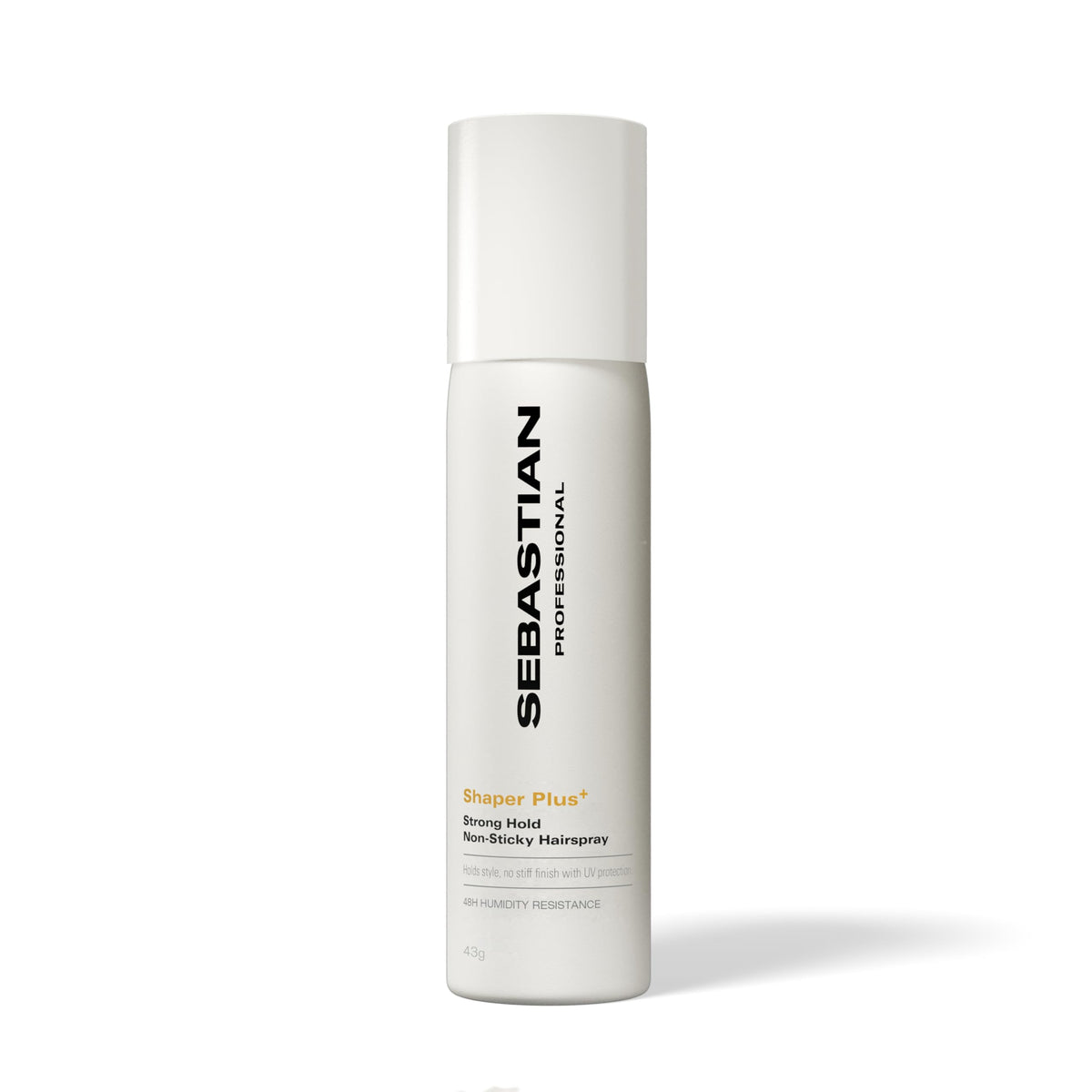 Sebastian Shaper Plus front packaging showing compact travel size and branding