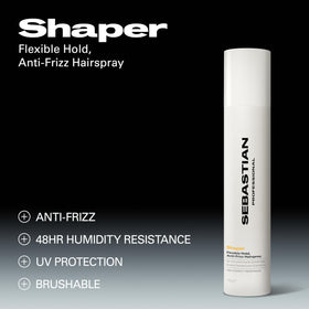 Sebastian Shaper fine mist texture demonstrating even lightweight spray