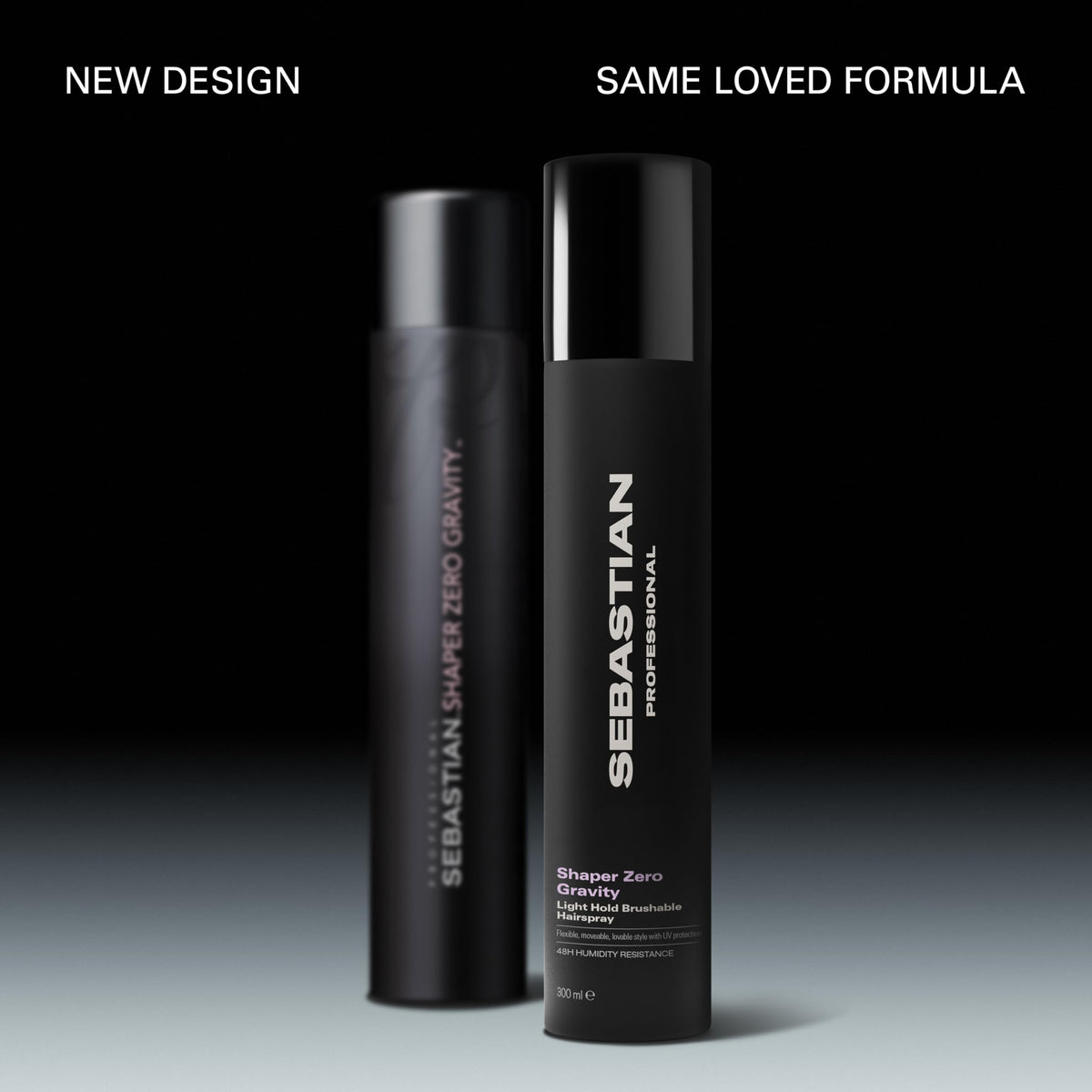Sebastian Shaper Zero Gravity side label highlighting product directions and flexible-hold benefit