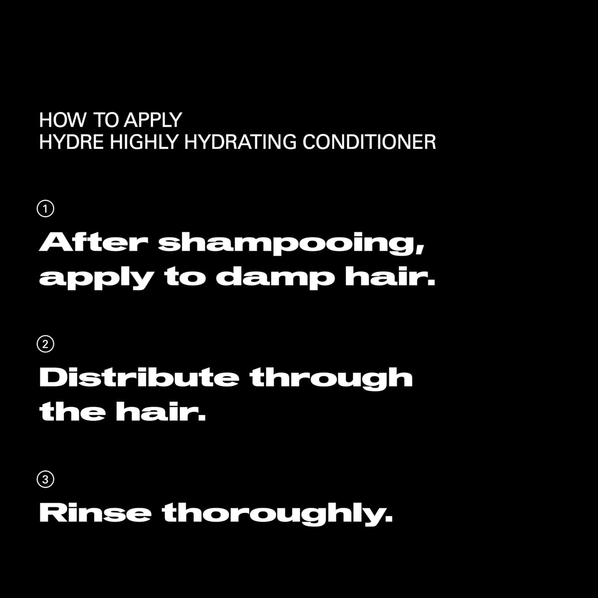 Sebastian in shower being applied to damp hair for fast detangling benefit