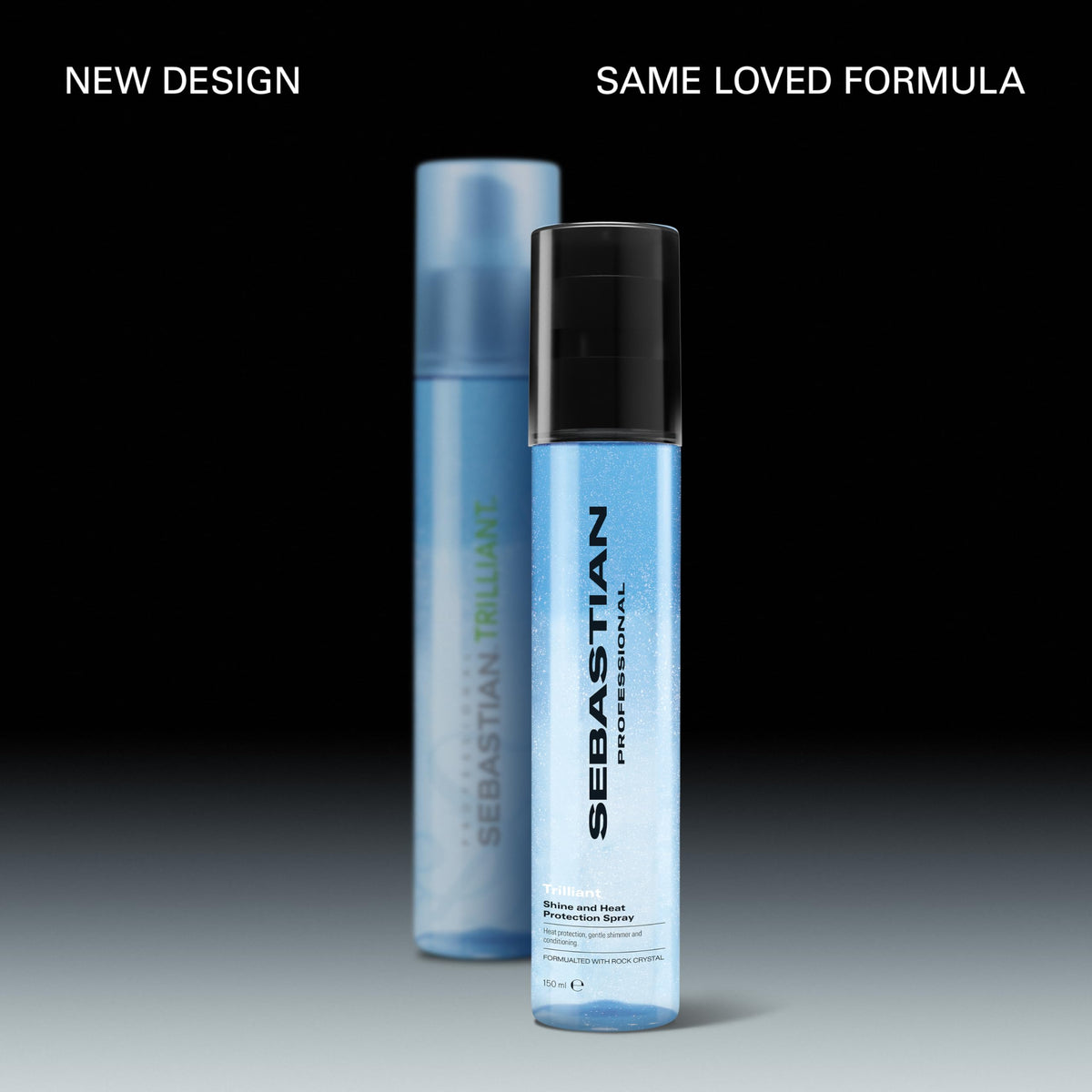 Sebastian Trilliant spray texture close-up highlighting shimmer particles