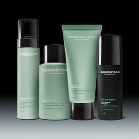 Morning routine scene with Sebastian Volupt Thickefy delivering salon-style volume at home