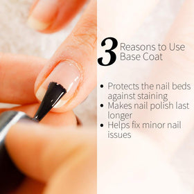 Seche brush close-up showing precise bristles for even application