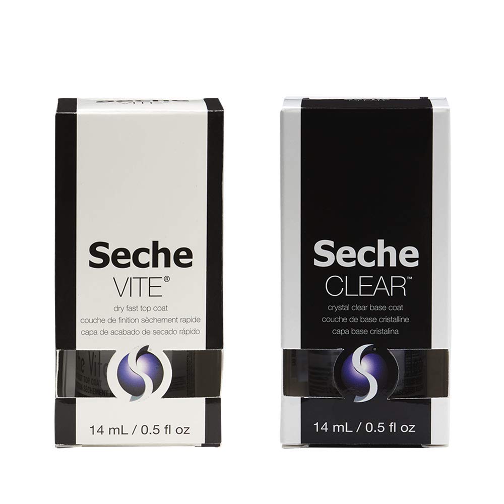 Salon manicure using Seche duo for professional long-lasting results